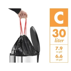 Hailo Öko Duo Plus L Prullenbak - 17+9L - RVS Outlet