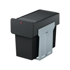Hailo Tandem Inbouwprullenbak - 2x14L - zwart Discount