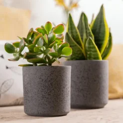 Hakbijl Glass Hakbijl Plantenpot/bloempot Cindy - keramiek - D17 x H17 cm Discount