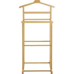 Haku Kledingrek met broekenhanger - Bamboe-design