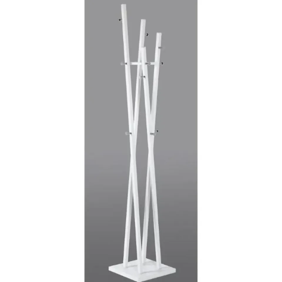 Haku Staande kapstok - 35 x 35 x 192 cm - Wit New