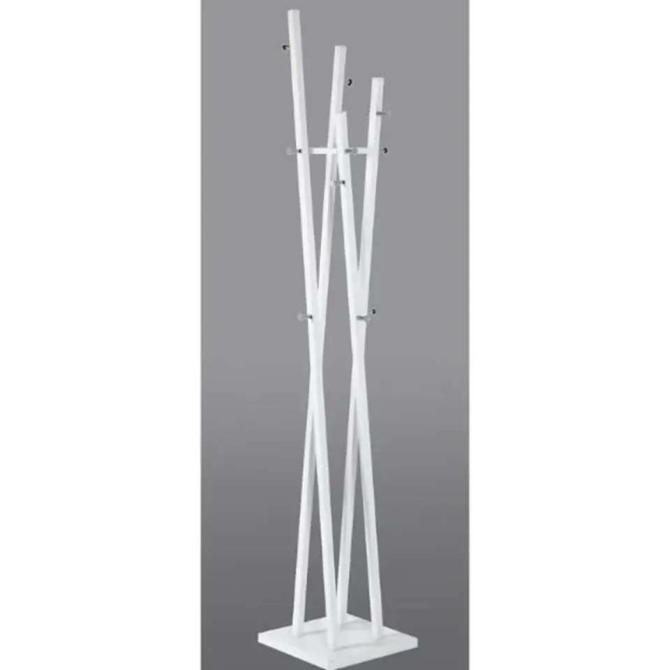 Haku Staande kapstok - 35 x 35 x 192 cm - Wit New