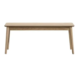 Leen Bakker Halbankje Fenna - naturel - 110x32x45 cm New