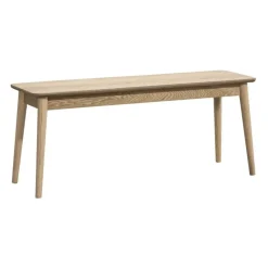 Leen Bakker Halbankje Fenna - naturel - 110x32x45 cm New