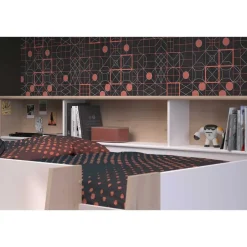 Parisot Halfhoogslaper Duffy 90x200cm met bureau - wit / eikdecor Discount