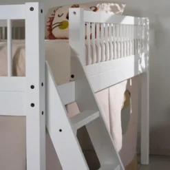 Vipack Halfhoogslaper Forrest 90x200cm - massief beukenhout - wit Online