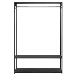 Leen Bakker Halmeubel Isabelle - zwart - 175x118x40 cm Hot