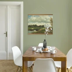 Art for the Home Hangende Poster Linnen Hollands Landschap 60x80cm Best