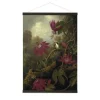 Art for the Home Hangende Poster Linnen Schemerige Schoonheid Jungle Kolibrie 100x70cm Clearance