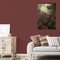 Art for the Home Hangende Poster Linnen Schemerige Schoonheid Jungle Kolibrie 100x70cm Clearance