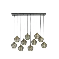 Light & Living Hanglamp Alvaro - Antiek Brons - 120x25x29,5cm - 10L Best