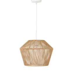 Light & Living Hanglamp Caspian - Bruin/Wit- Ø40cm Outlet