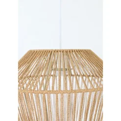 Light & Living Hanglamp Caspian - Bruin/Wit- Ø40cm Outlet