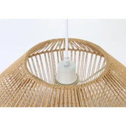 Light & Living Hanglamp Caspian - Bruin/Wit- Ø40cm Outlet