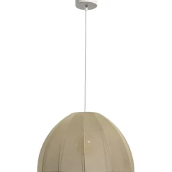 Leen Bakker Hanglamp Cilou groen E27 - 120xØ40 cm Outlet