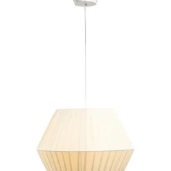 Leen Bakker Hanglamp Feline wit E27 - 80x45x45 cm Discount