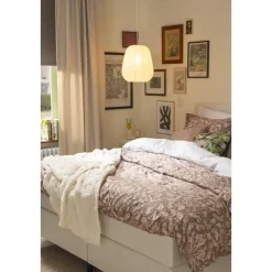 Leen Bakker Hanglamp Fenne - wit metaal - E27 - 150xØ35 cm Sale