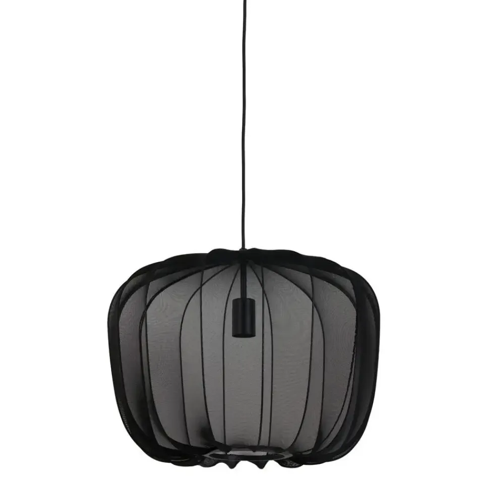 Light & Living Hanglamp Plumeria - Zwart - Ø50cm New