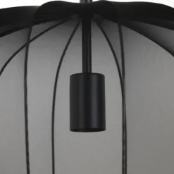 Light & Living Hanglamp Plumeria - Zwart - Ø50cm New