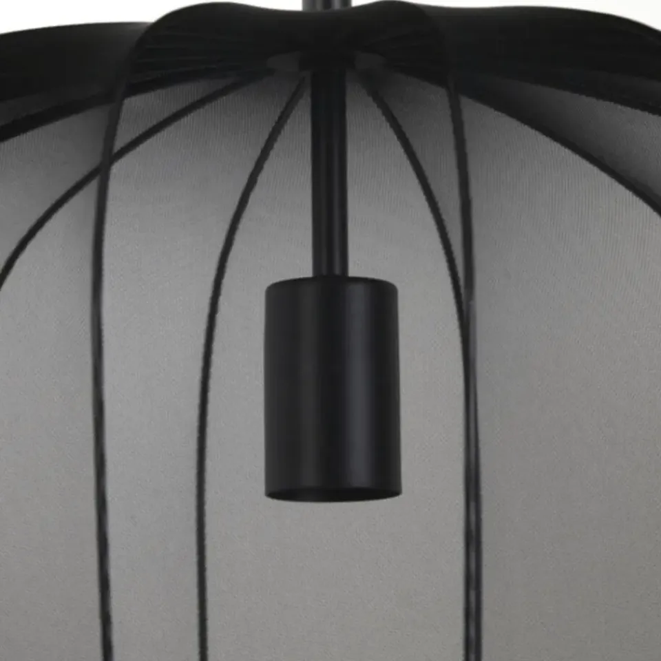 Light & Living Hanglamp Plumeria - Zwart - Ø50cm New