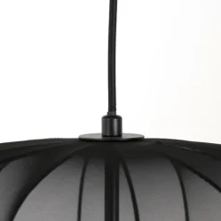 Light & Living Hanglamp Plumeria - Zwart - Ø50cm New