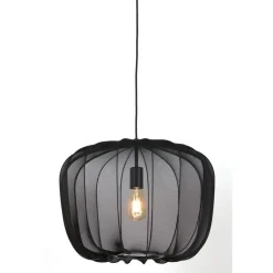 Light & Living Hanglamp Plumeria - Zwart - Ø50cm New