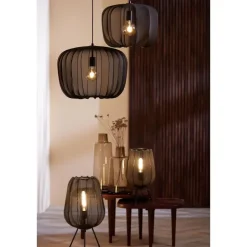Light & Living Hanglamp Plumeria - Zwart - Ø40cm New