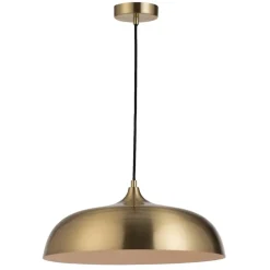 Leen Bakker Hanglamp Quinn E27 - goudkleur - 120xØ40 cm Best