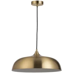Leen Bakker Hanglamp Quinn E27 - goudkleur - 120xØ40 cm Best
