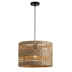 Leen Bakker Hanglamp Rita E27 - naturelkleur - 120xØ36 cm Discount