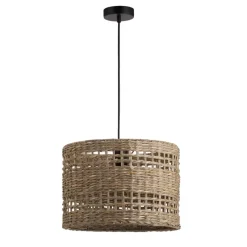 Leen Bakker Hanglamp Rita E27 - naturelkleur - 120xØ36 cm Discount
