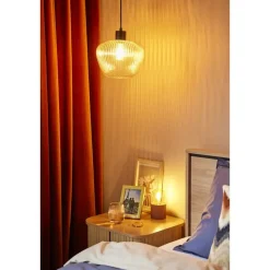 Leen Bakker Hanglamp Yosemite - helder/mat zwart - Ø25x120 cm Best