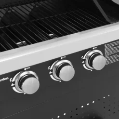 Happy Garden Gas barbecue VESUVIO - Zwart - Staal Clearance