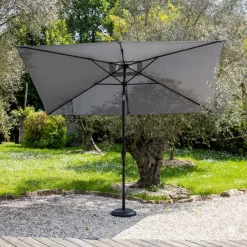 Happy Garden Parasol HAPUNA - Grijs - Aluminium Clearance