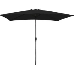 Happy Garden Parasol HAPUNA - Zwart - Aluminium Online