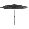 Happy Garden Parasol HAPUNA - Grijs - Aluminium Best