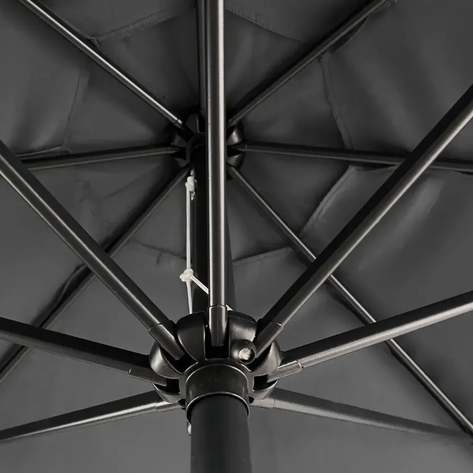 Happy Garden Parasol HAPUNA - Grijs - Aluminium Best