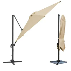 Happy Garden Parasol MOLOKAI - Beige - Aluminium Online