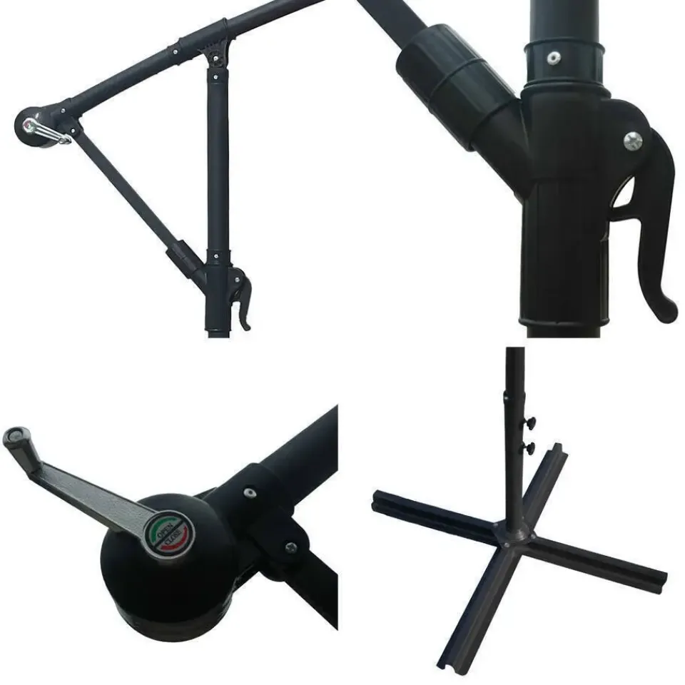 Happy Garden Parasol OAHU - Beige - Staal New