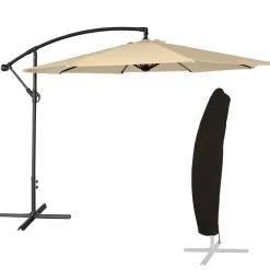 Happy Garden Parasol OAHU - Beige - Staal Clearance