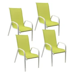 Happy Garden Stoel MARBELLA - Groen - Aluminium Clearance