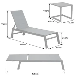 Happy Garden Transat BARBADOS - Groen - Aluminium Sale