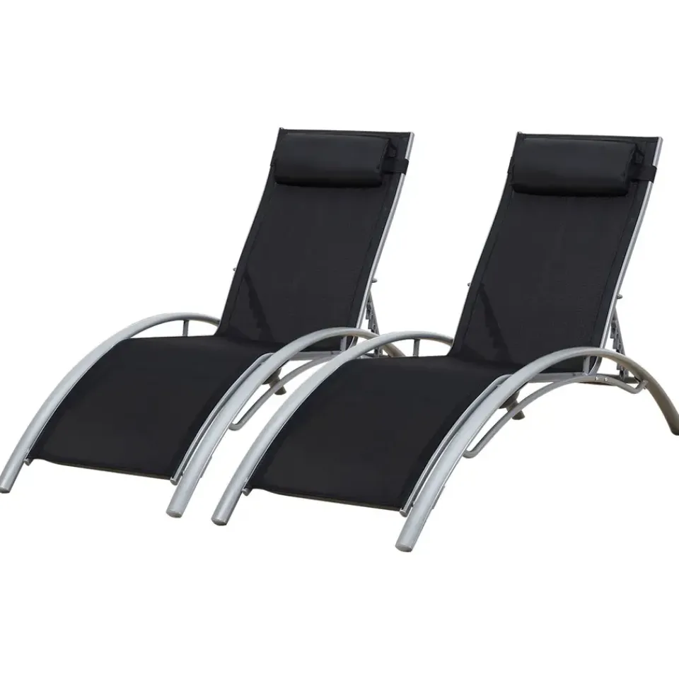 Happy Garden Transat GALAPAGOS - Zwart - Aluminium New