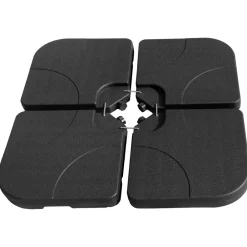 Happy Garden Zonnescherm QUIBERON - Zwart - Plastic Clearance