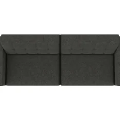 Dorel Home Hartford - 3-zits slaapbank in antraciet stof Clearance