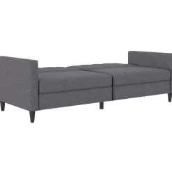 Dorel Home Hartford - 3-zits slaapbank in grijs stof Outlet