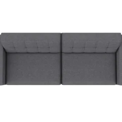 Dorel Home Hartford - 3-zits slaapbank in grijs stof Outlet