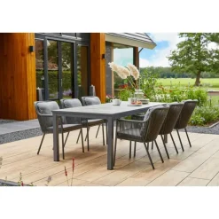 Hartman Comino dining tuintafel 223x105 cm. - Keramiek/Grijs Sale