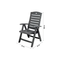 Hartman Florion Recliner verstelbare tuinstoel - Royal Grey Best