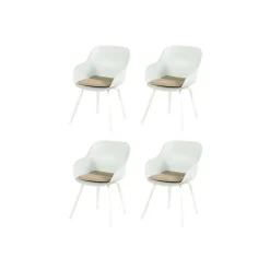 Hartman Le Soleil Element dining armstoel - Cotton white - 4 st. Hot